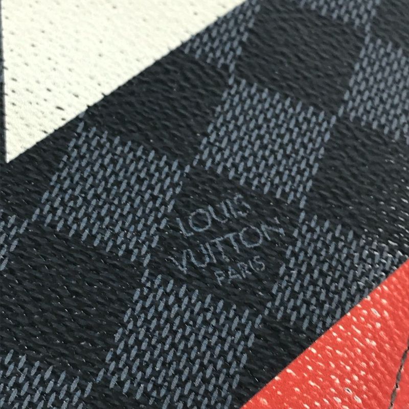 Louis Vuitton Portefeuille Blazer Long Wallet N41593 Damier Cobalt Canvas Navy