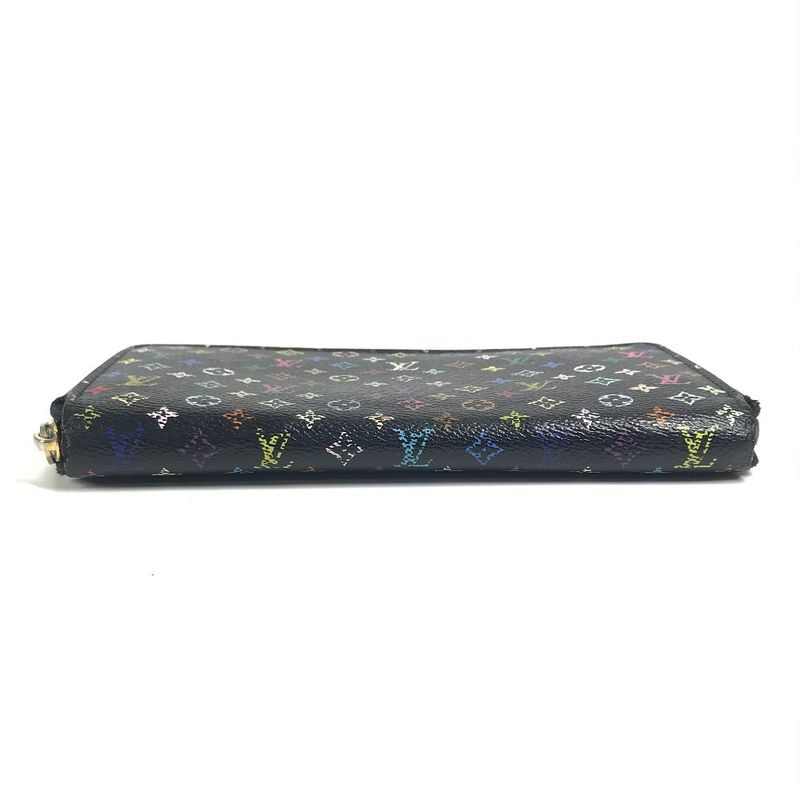 Louis Vuitton Long Zippy Wallet M60050 Monogram Multicolor Canvas Noir Black