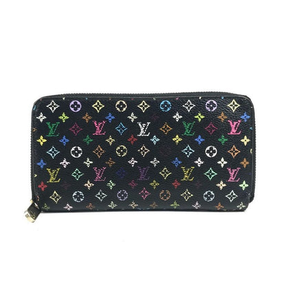 Louis Vuitton Long Zippy Wallet M60050 Monogram Multicolor Canvas Noir Black