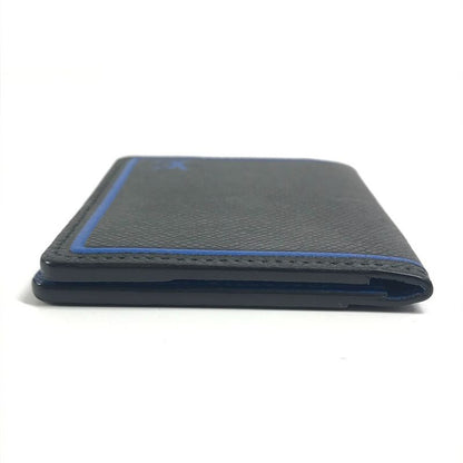 Louis Vuitton Card Case Organizer De Poche M63329 Taiga Leather Black