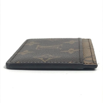 Louis Vuitton Card Case Porte Culte Surple M69161 Monogram Reverse Canvas Brown