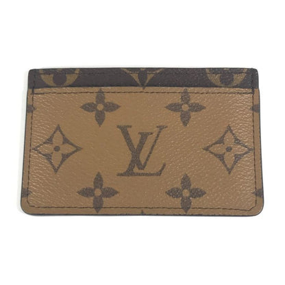 Louis Vuitton Card Case Porte Culte Surple M69161 Monogram Reverse Canvas Brown