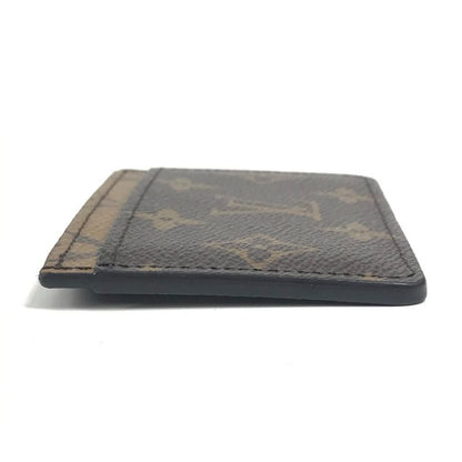 Louis Vuitton Card Case Porte Culte Surple M69161 Monogram Reverse Canvas Brown