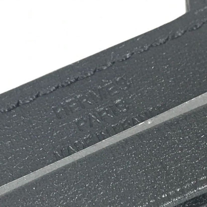 Hermes Card Case City Pass Shark Leather Black