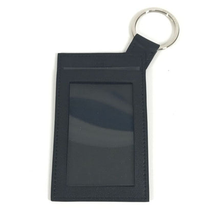 Hermes Card Case City Pass Shark Leather Black