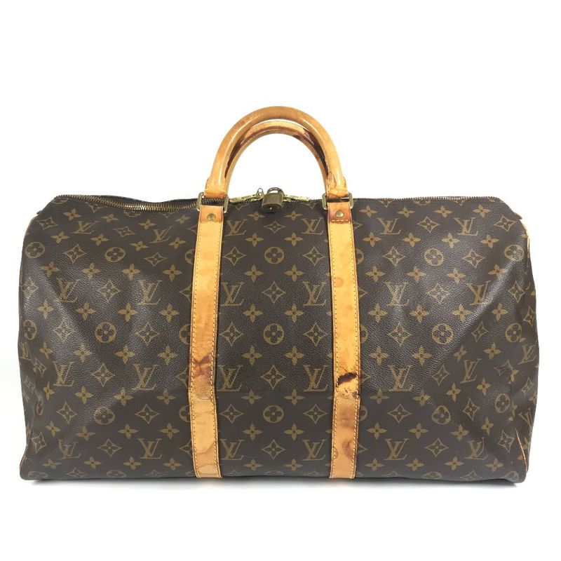 Louis Vuitton Boston Bag Keepall 50 Keepall 50 M41426 Monogram Canvas Brown