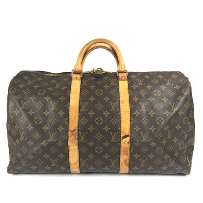 Louis Vuitton Boston Bag Keepall 50 Keepall 50 M41426 Monogram Canvas Brown