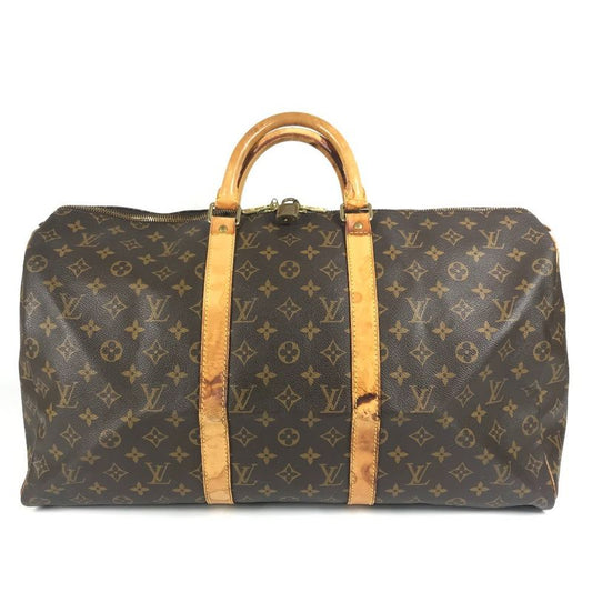Louis Vuitton Boston Bag Keepall 50 Keepall 50 M41426 Monogram Canvas Brown