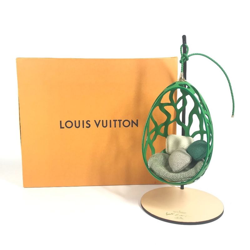 Louis Vuitton Object Cocoon Miniature Model Shape Limited Edition Brass Green