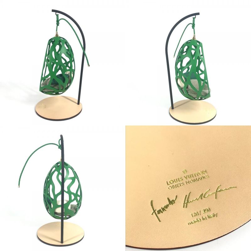 Louis Vuitton Object Cocoon Miniature Model Shape Limited Edition Brass Green