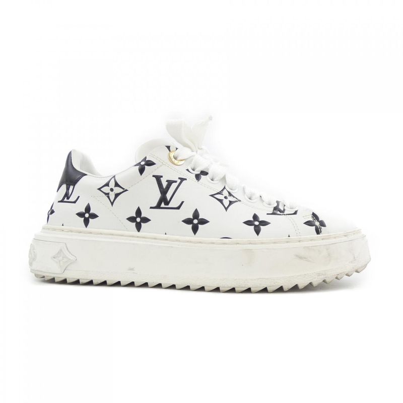 Louis Vuitton Monogram Pattern Time Out Line Sneakers