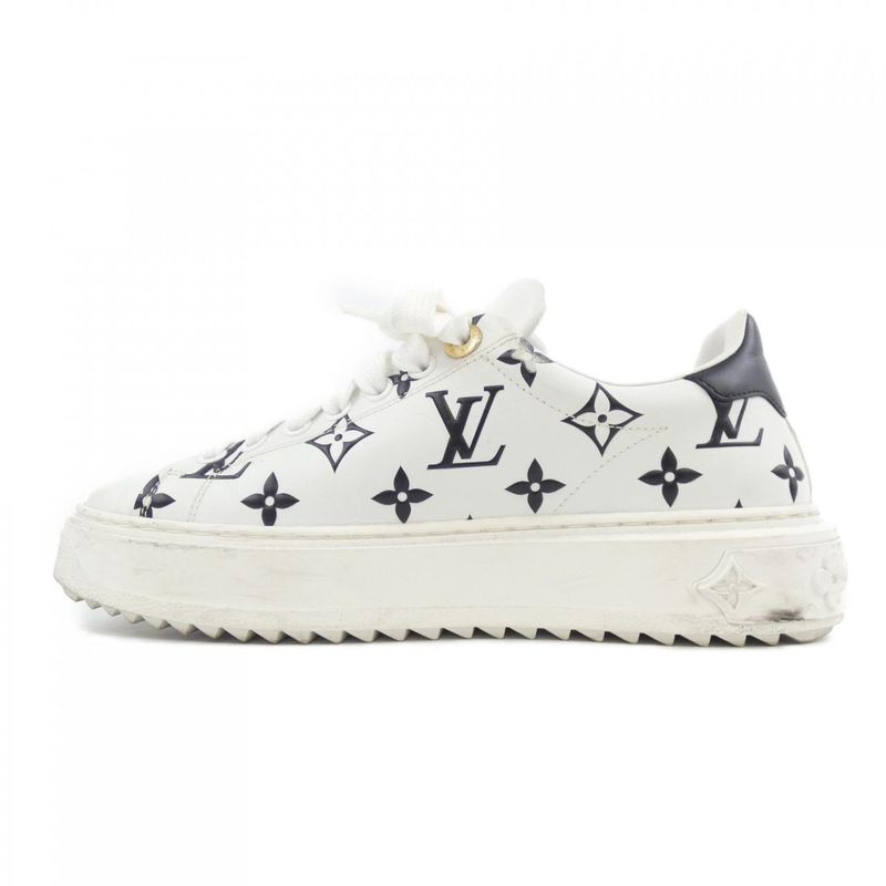 Louis Vuitton Monogram Pattern Time Out Line Sneakers
