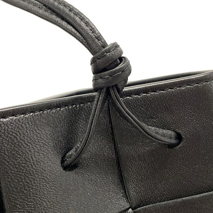 Bottega Veneta Shoulder Bag Cassette Mini Crossbody Bucket Bag Black Mini Bag