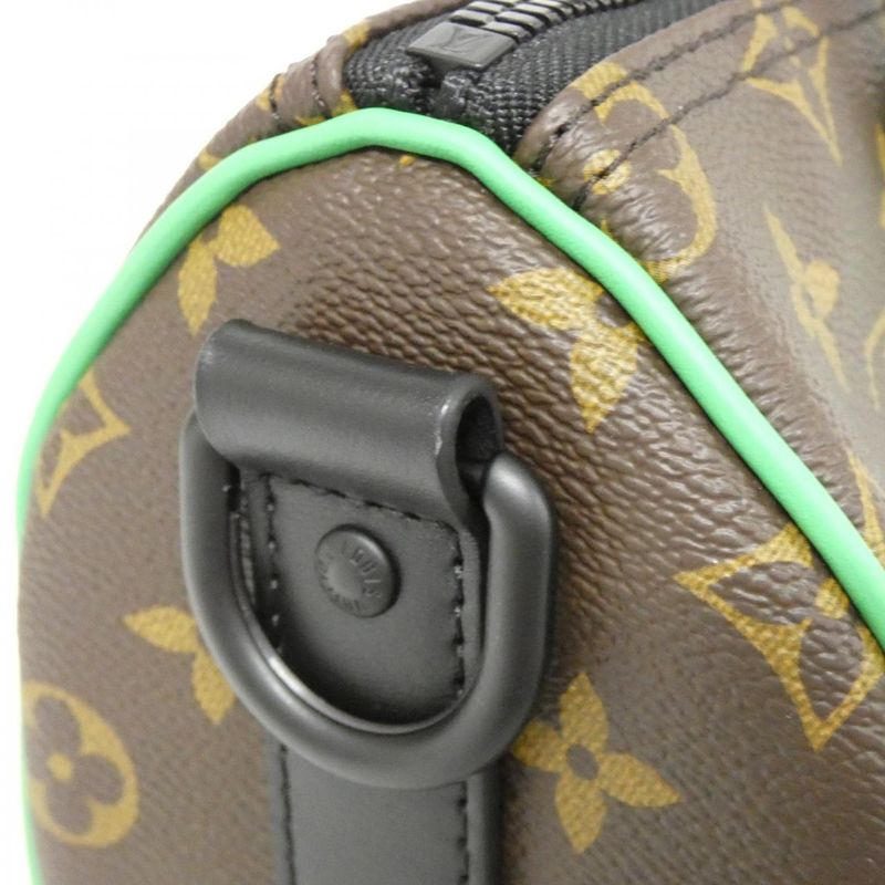 Louis Vuitton Monogram Macassar Keepall Bandouliere 25cm (9.84in) M46249 Boston