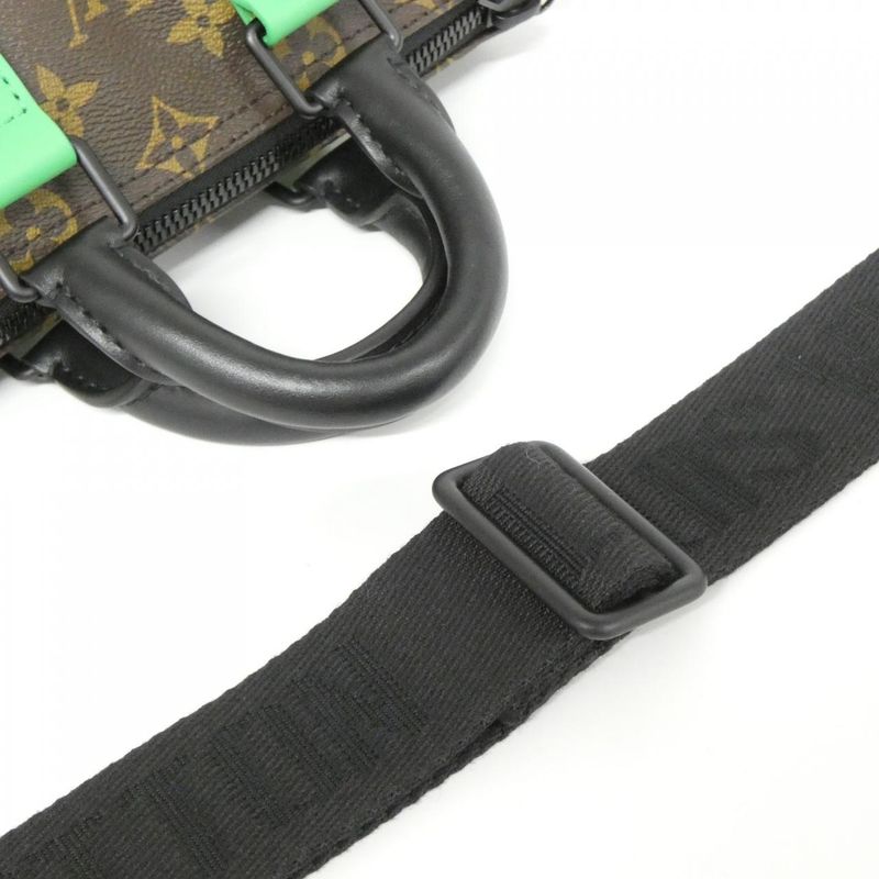 Louis Vuitton Monogram Macassar Keepall Bandouliere 25cm (9.84in) M46249 Boston