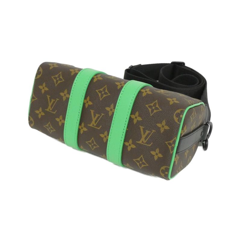 Louis Vuitton Monogram Macassar Keepall Bandouliere 25cm (9.84in) M46249 Boston