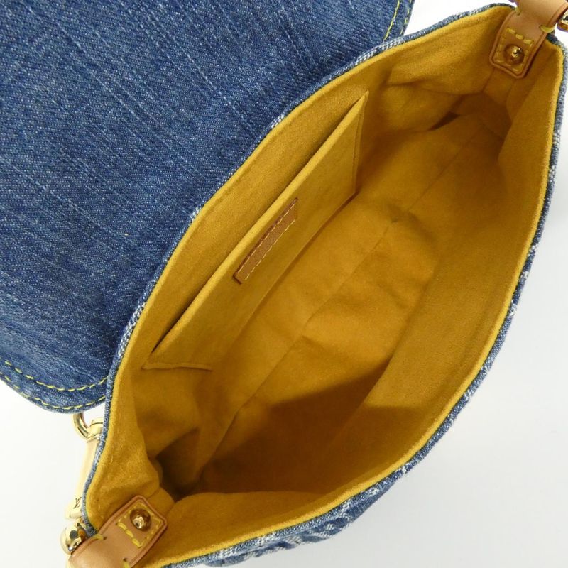 Louis Vuitton Monogram Denim Mini Pleaty M95050 Shoulder Bag