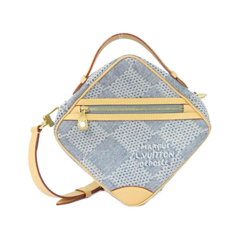 Louis Vuitton Damier Denim 3D Chess Messenger N40706 Shoulder Bag