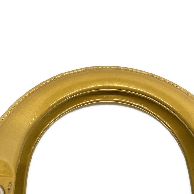 DIOR Christian Dior Handbag Lady Dior Large Bag Yellow Leather