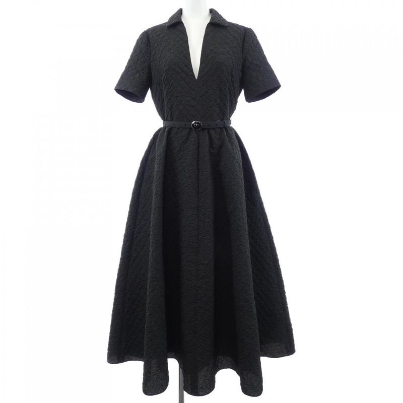 Christian DIOR Croquet Technical Fabric Midi Dress 141r38a2790 Dress