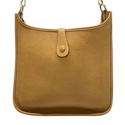 Hermes Shoulder Bag Evelyn GM Natural Gold Hardware
