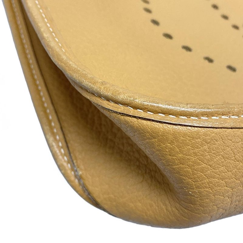 Hermes Shoulder Bag Evelyn GM Natural Gold Hardware