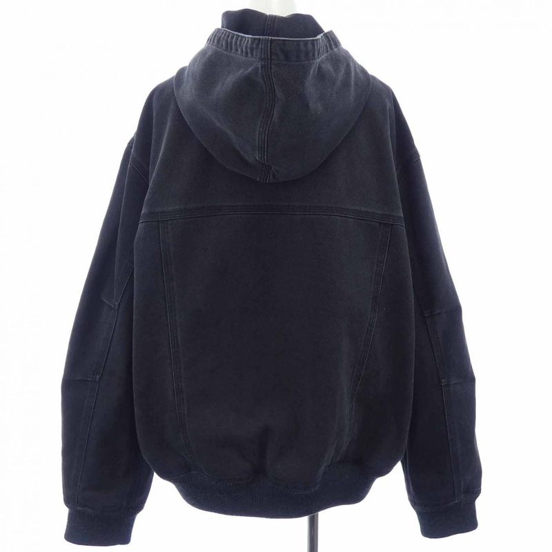 Louis Vuitton Zip Throw Denim Hoodie With Sash And Patch Hha61wrdh Blouson
