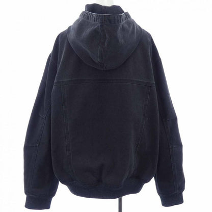 Louis Vuitton Zip Throw Denim Hoodie With Sash And Patch Hha61wrdh Blouson