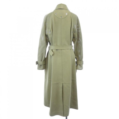 Fendi Fps789 A7WL Leather Coat