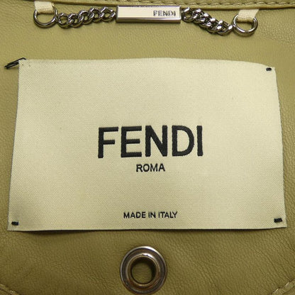 Fendi Fps789 A7WL Leather Coat