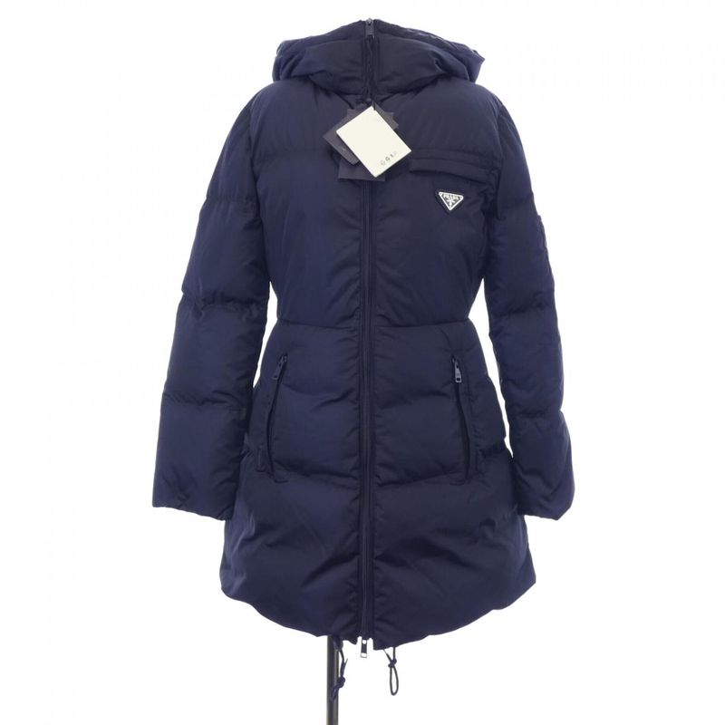 Prada Triangle Logo 29f430 S192 1WQ9 Down Coat