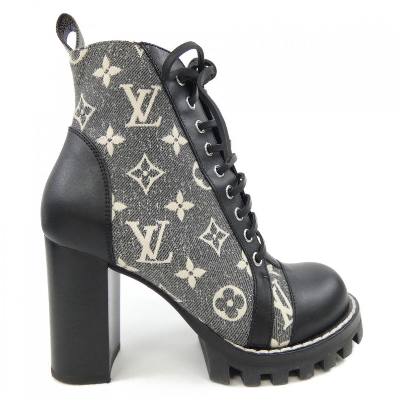 Louis Vuitton Monogram Denim Star Trail Line Boots