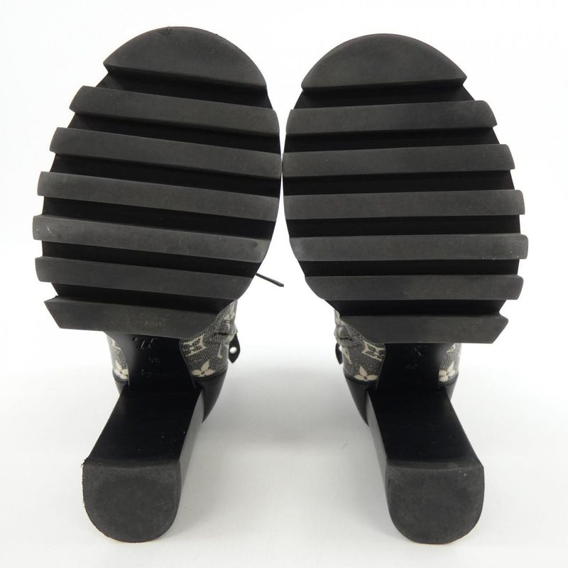 Louis Vuitton Monogram Denim Star Trail Line Boots