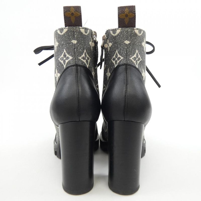Louis Vuitton Monogram Denim Star Trail Line Boots