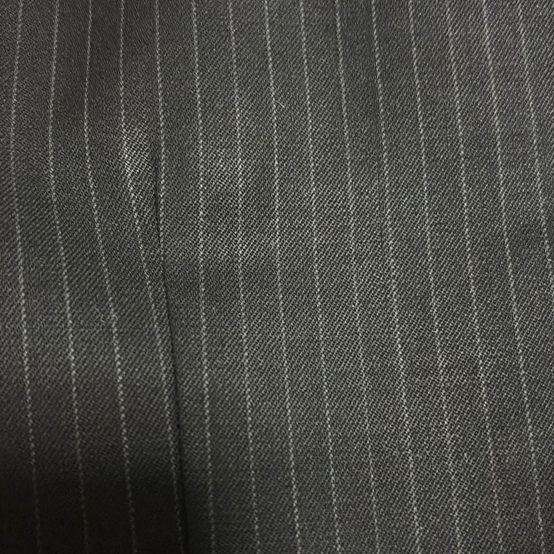 Gucci Single Suit Men's - Dark Navy Striped Embroidered Name