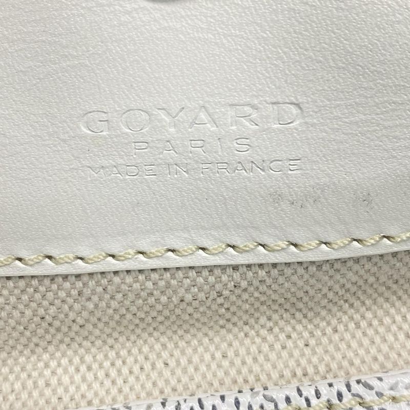 Goyard Saint Louis GM White Marcaje Leather