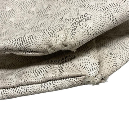 Goyard Saint Louis GM White Marcaje Leather