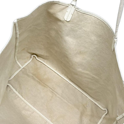 Goyard Saint Louis GM White Marcaje Leather