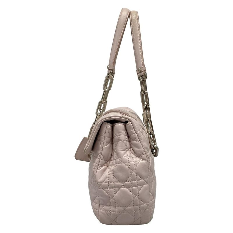 DIOR Christian Dior Shoulder Bag New Rock Light Pink Chain Shoulder