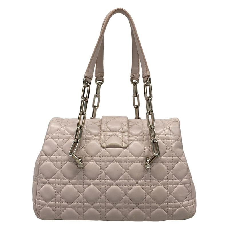 DIOR Christian Dior Shoulder Bag New Rock Light Pink Chain Shoulder
