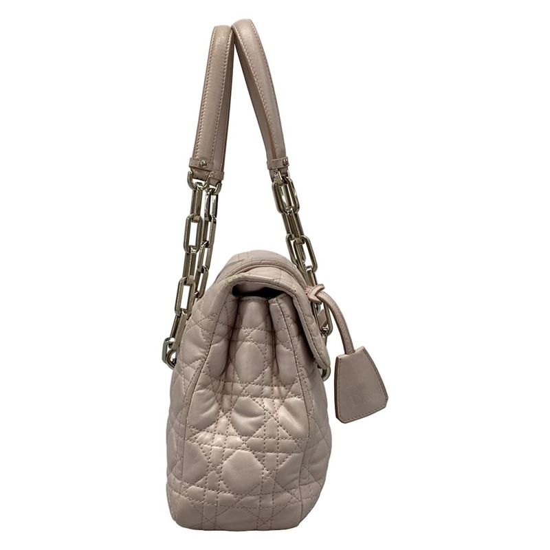 DIOR Christian Dior Shoulder Bag New Rock Light Pink Chain Shoulder