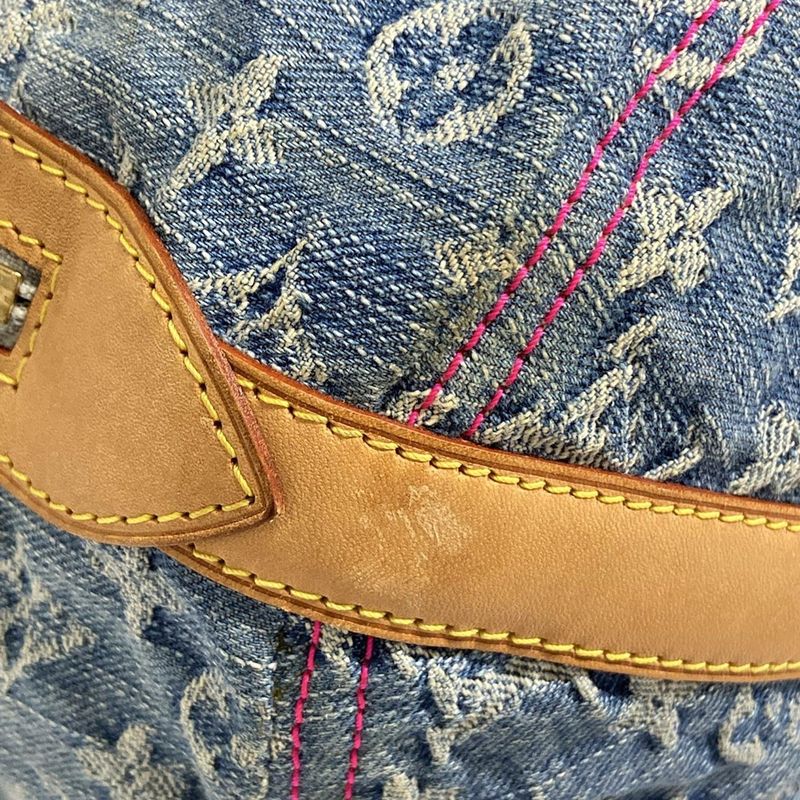 Louis Vuitton Shoulder Bag Monogram Denim Sunburst PM M93184 Blue