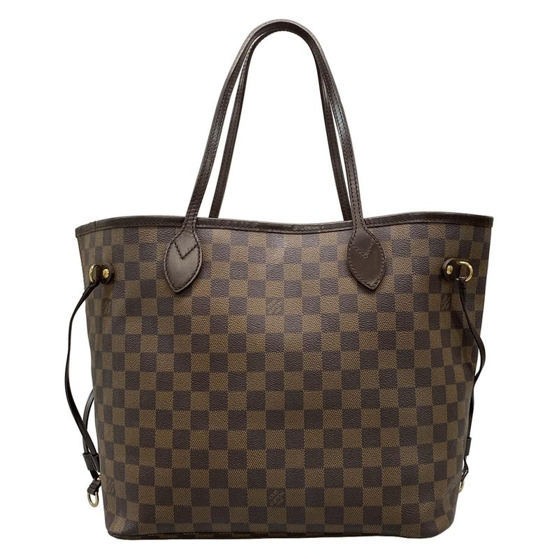 Louis Vuitton Damier Neverfull MM N51105 Ebène Tote Bag