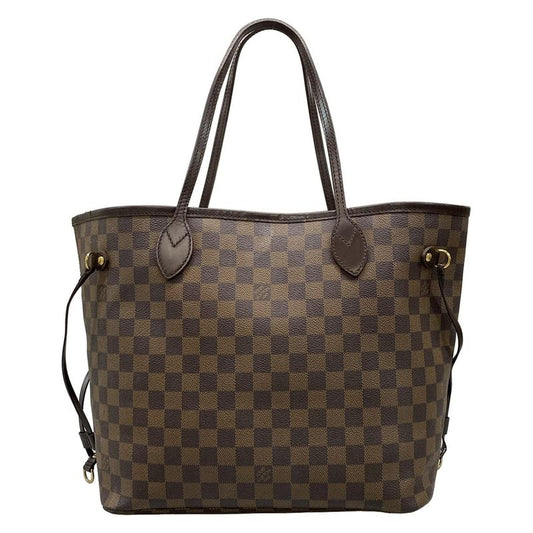 Louis Vuitton Damier Neverfull MM N51105 Ebène Tote Bag