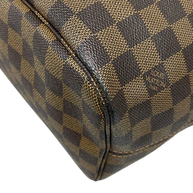 Louis Vuitton Damier Neverfull MM N51105 Ebène Tote Bag