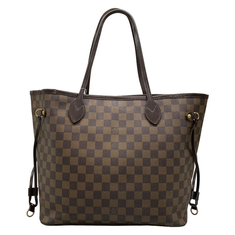 Louis Vuitton Damier Neverfull MM N51105 Ebène Tote Bag