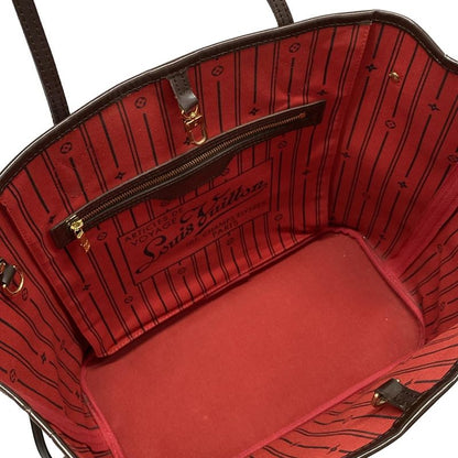 Louis Vuitton Damier Neverfull MM N51105 Ebène Tote Bag