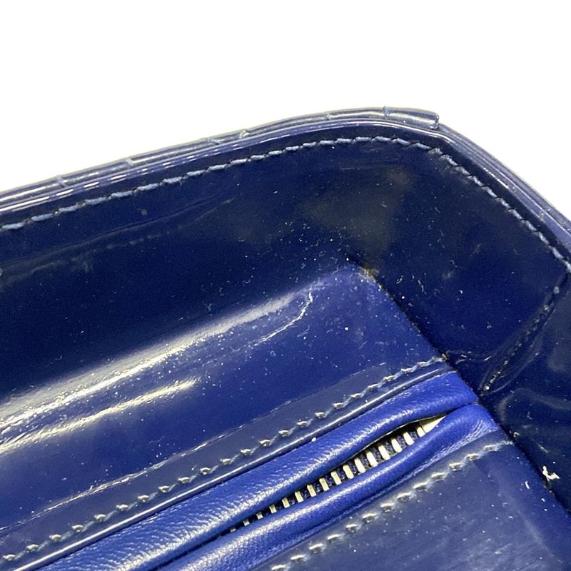 DIOR Christian Dior Handbag Lady Dior Large Bag Navy Leather