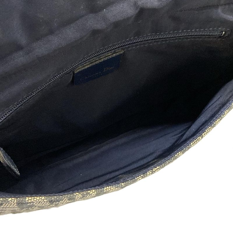 DIOR Christian Dior Shoulder Bag Maris Pearltrotter Ivory X Navy X Black Leather