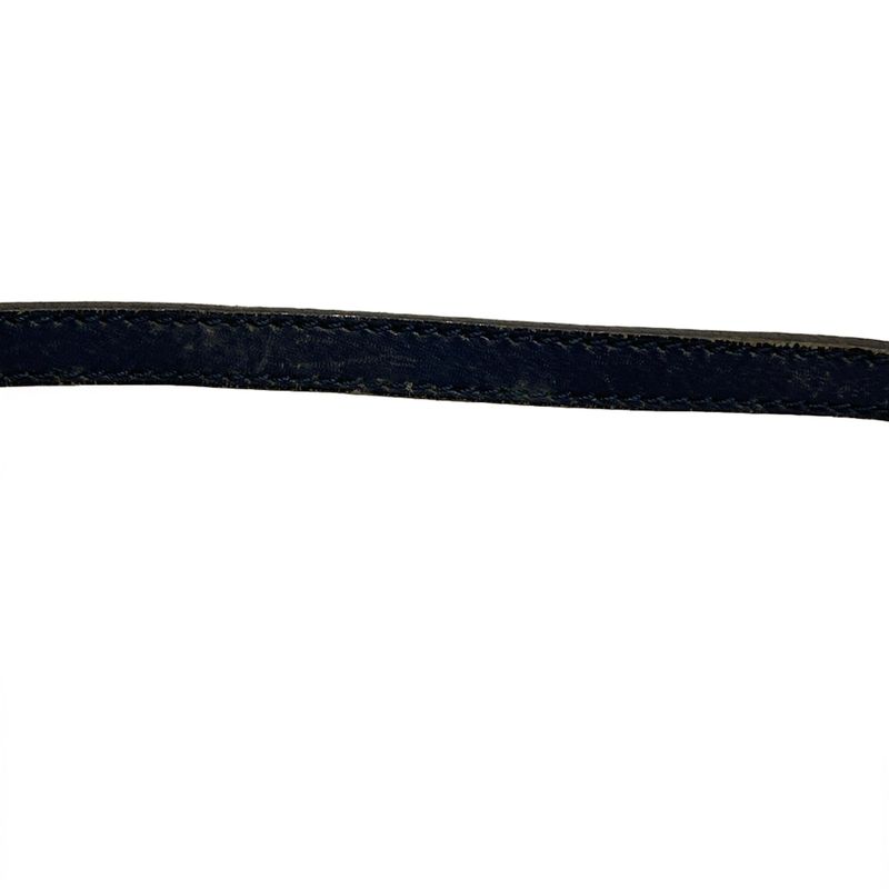 DIOR Christian Dior Shoulder Bag Maris Pearltrotter Ivory X Navy X Black Leather